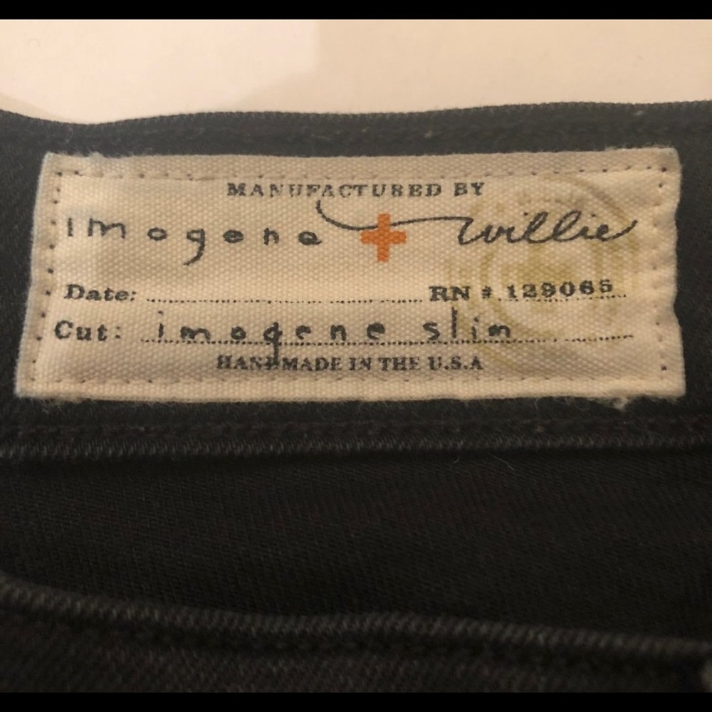 Imogene & Willie Imogene Slim Jean Washed Black